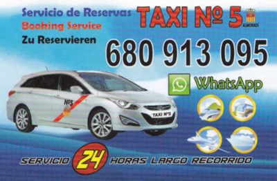 Taxis Almoradí información del servicio de taxis